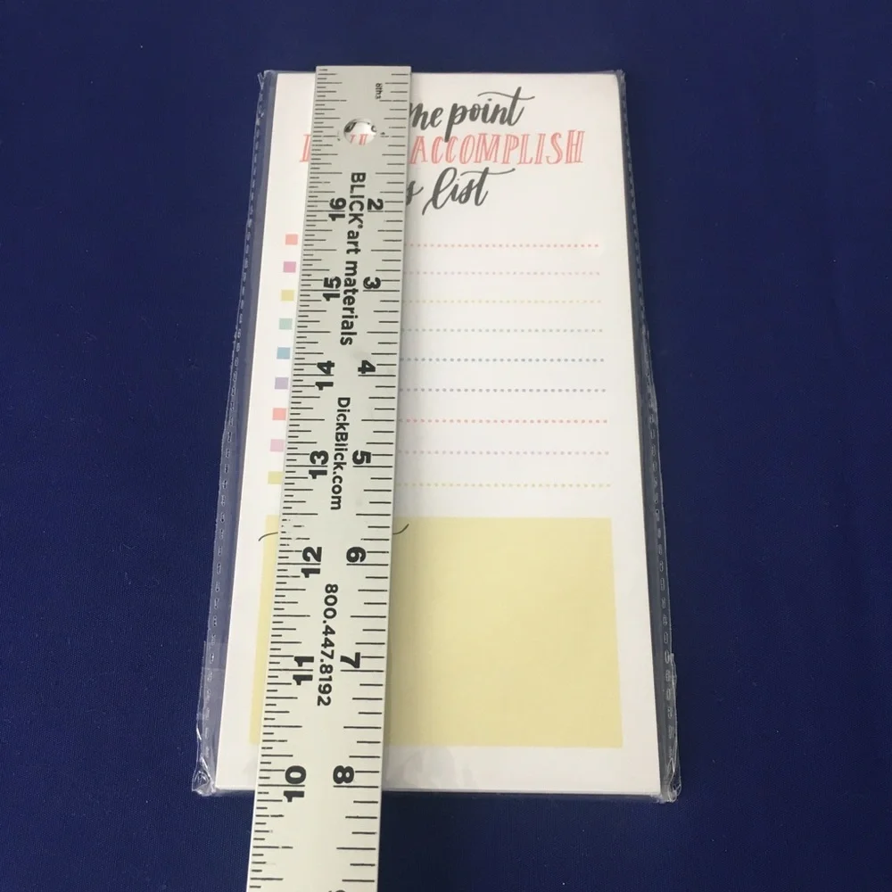 Rainbow Weekly Planner List Pad and Notebook Set
